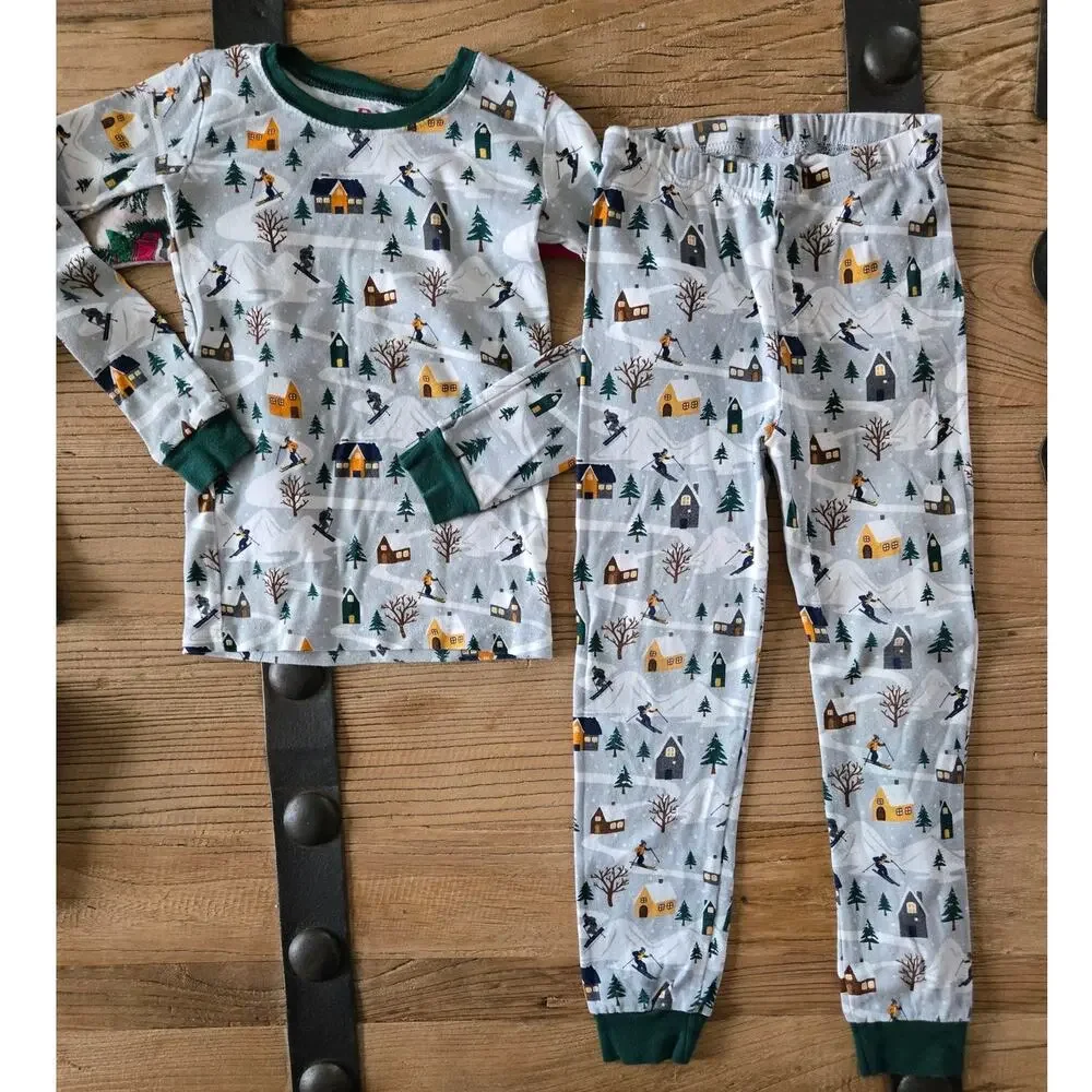 Children's Place PJ Winter Holiday Pajama Bundle sz 5T